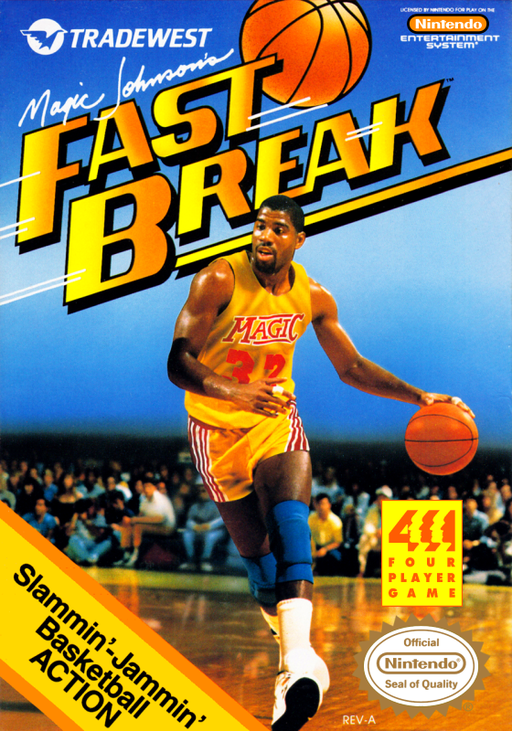 Magic Johnson's Fast Break (USA) box art